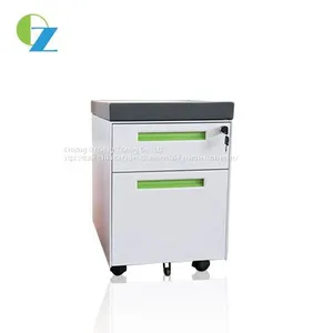 Non-KD A4 File Pedestal, Metal Filing, Office Storage Cabinet Mobile Moving Pedestal Cabinet, Each Drawer Can Load 35KG thumbnail-1