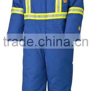 Cotton Winter Insulated Oil Field Reflective Coverall Flame Retardant Work Garment thumbnail-2