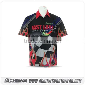 Wholesale Motocross Jersey Custom Racing Pit Crew Shirts thumbnail-2