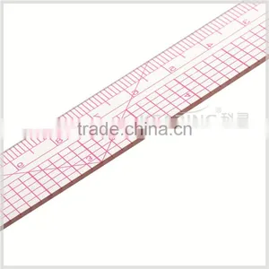 Kearing 1.2mm Thick 20cm&8" Flexible Garment Ruler for Sewing Garment Measurement in Sandwich Line Printing #B-56 thumbnail-5