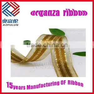 Beautiful Double Sheer Ribbons Silk Organza Ribbon thumbnail-1