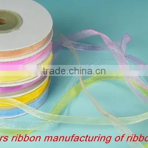 Satin Edged Organza Ribbon 10mm thumbnail-2