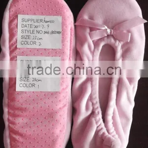 Soft Velvet Women Ballerina Shoes for Dancing With Velvet Fabric thumbnail-2
