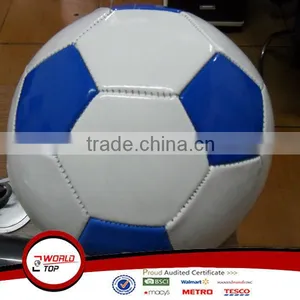 White/Blue PVC Football thumbnail-1