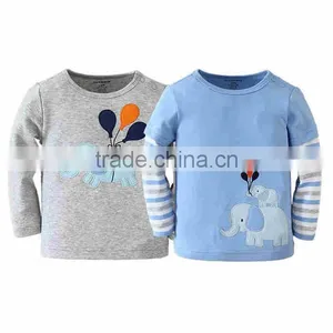 Mom and Bab 2014 Autumn Baby Clothing 100% Cotton Kids Cartoon t Shirt thumbnail-1