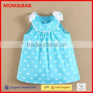 Fashion 2015 Newest Summer Woven Design Cotton Baby Top for Girls From 12Months to 6 Years thumbnail-1