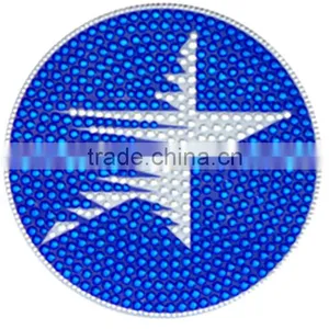 Custom Bling Blue Gem Stone Sticker Crystal Star Rhinestone Self-adhesive Sticker Glitter Acrylic Stick Decorative For Promotion thumbnail-1