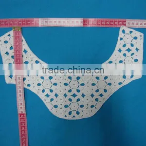 Fashion Crochet Cotton White Neck Lace for Ladies Garment thumbnail-2