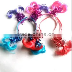 Lovely Christmas Hat and Christmas Tree Hairbands Diy Handmade Christmas Hair Jewelry for Christmas Party Gifts thumbnail-3