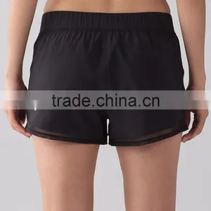 MGOO Wholesale Fully Reversible Running Shorts Women 100% Polyester Ventilate Comfortable Dri Fit Jogger Pants thumbnail-5