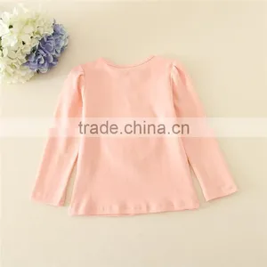 2015 Fashion Children's Tee Girls Shirt Plain Newest Design Shirts for Child of 110-140cm thumbnail-6