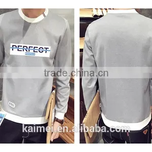 Fashional Design Crewneck Sweatshirt Man Without Hood Popular Among Adults thumbnail-3