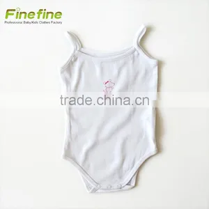 Design Smocked Baby Clothes Plain Cotton Baby Romper thumbnail-3