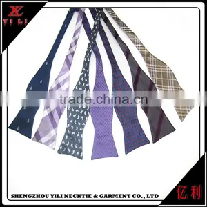 Fashion Design Shengzhou Plain Men Self-tie Bowtie thumbnail-3