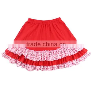 2017 Wholesale Summer Fashion New Design Ruffle Skirt Children Mini Skirt Baby Clothes thumbnail-1