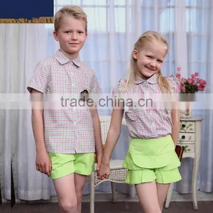 Custom Wholesale School Shorts Uniform Shirts Summer Fashion School Uniforms thumbnail-2