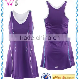 Tennis Clothes Woman Custom Girls Tennis Long Dress Clothes Wholesale thumbnail-3
