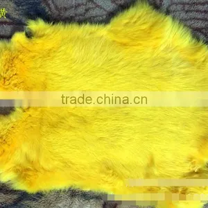 Manufacturers Spot the Origin of Decorative Fur Dyeing Imported Rabbit Skin Low-cost High-quality Wholesale thumbnail-6