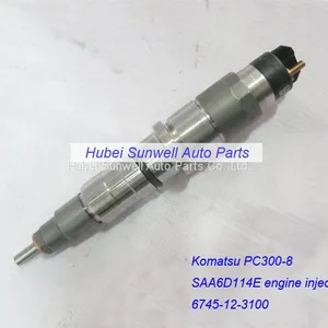Komatsu PC300-8 Injector 6745-12-3100 SAA6D114 Engine Injector 5263308 thumbnail-2