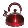Red Coating Whistling Kettle With Red Black Bakelite Handle and Knob thumbnail-1