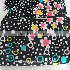 China Wholesale Velour Reactive Printed Beach Towel thumbnail-4