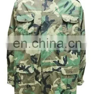 2017 Woodland Green Camouflage Military Mens Army Jacket thumbnail-1