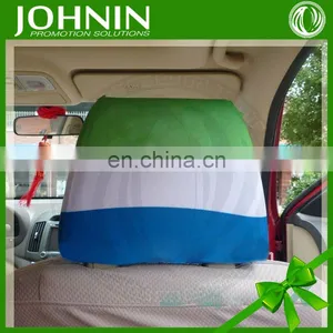 Hot Sale Custom Spandex Polyester Printed Car Seat Headrest Cover thumbnail-2