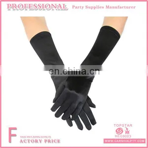 Ladies Long Satin Bridal Gloves thumbnail-4