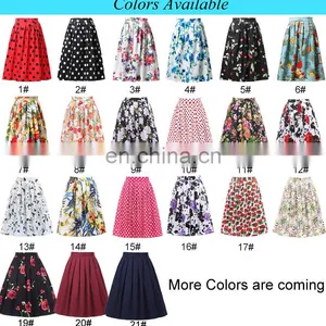 Grace Karin Occident Women's Vintage Retro Short Cotton 50s Skirt 21 Patterns CL6294-20 thumbnail-6