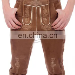 2016 High Quality Chrome 6 Free Suede Trachten Knee Over Lederhosen (Bavaria Clothing) thumbnail-1