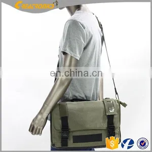 Casual Canvas Mens Cross Body Messenger Shoulder Weekender Bag /Leisure Men Bag/Canvas Bag Men thumbnail-5