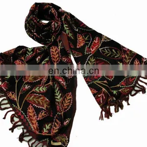 (Super Deal)Cashmere Embroidery Shawl thumbnail-1