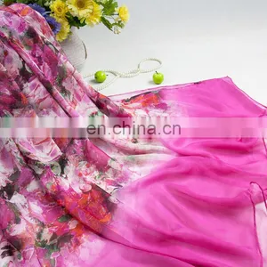 2015fashion Style Newest High Quality Silk Crepe Georgette Digital Printing Scarfs(SP859L) thumbnail-1