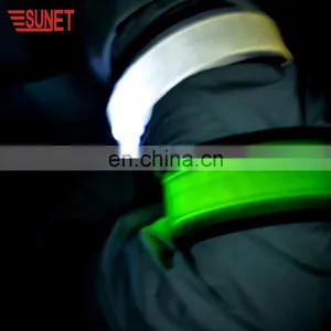 Out Door Favor Pvc Glow In The Dark Advertise Slap Band thumbnail-3