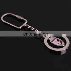 Custom Logo Spinner Metal Keychain thumbnail-3