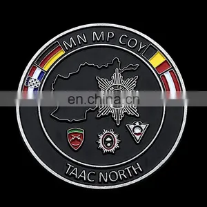 Cheap Price Customzied Good Quality Silver Plated Black Background Coin thumbnail-1