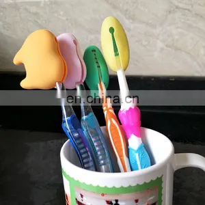 Portable Silicon Toothbrush Holder Sanitary Toothbrush Tube Tooth Brush Case For Outdoor Travel Bathroom Accessories thumbnail-4