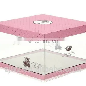 2015 Transprent Pvc Cake Box With Paper Cap thumbnail-2