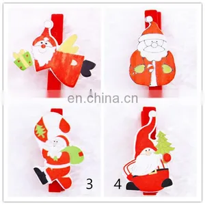 Card Photo Chrismas Clothespin Pegs Mini Wooden Clip thumbnail-1