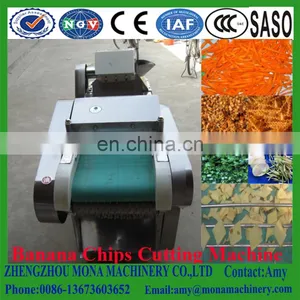 Stainless Steel Good Use Industrial Fruit Okra Lotus Cutter Chopper Slicer Vegetable Cutting Machine thumbnail-5