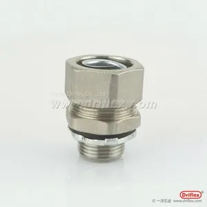 NPT 1 1/4 INCH STAINLESS STEEL 304 STRAIGHT FLEXIBLE CONDUIT CONNECTOR thumbnail-4