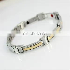Custom Logo Bio Bracelet Energy Care Health Major Stainless Magnetic Bracelet thumbnail-4