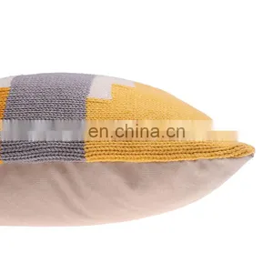 Soft Cable Knit Pillow Hand Knit Pillow Throw Pillow For Warm Home Decorative thumbnail-6