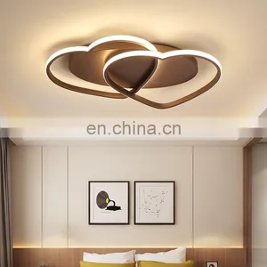 New Design Love Wedding Room Ceiling Lamp Aluminum Creative Chandelier Bedroom Lamp thumbnail-5