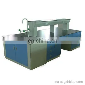 Hot Selling Guangzhou Chemistry Lab Equipments Supplies 10ft Metal Dental Technician Table thumbnail-1