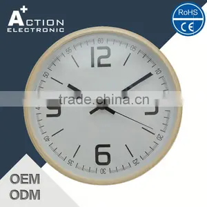 Fast Production Highest Level Wood Glass Wall Clock thumbnail-1