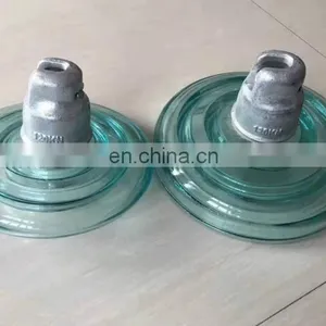 2021 Year Medium Voltage Toughened Glass Insulator LXP-40 Glass Insulator thumbnail-1