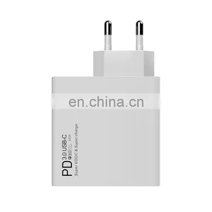 2020 New Coming PD 45W Adapter Charger Mobile Phone Fast Charger USB C Wall Charger Support Power Adapter For IPhone 11 Pro Max thumbnail-1