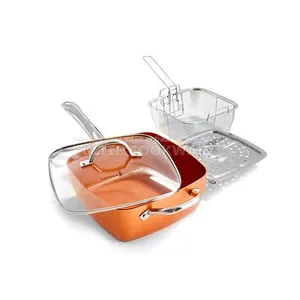 Pressed Aluminum Cookware Set Cookware Set Series Square Shape Series Cast Aluminum Cookware Manufacturers thumbnail-4