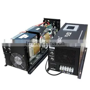 6KW Combined Charger Pure Sine Wave CPU LCD 12/24/48V Off Grid Solar Inverter Price thumbnail-2